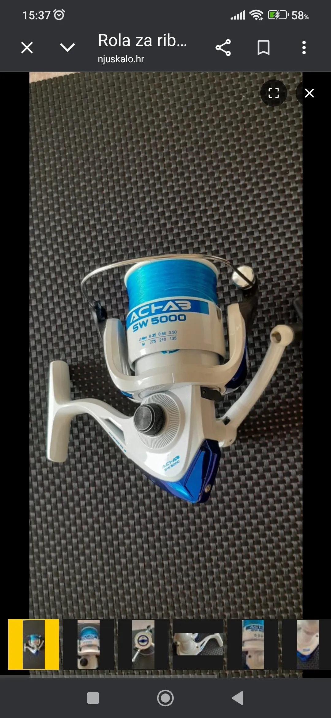 rola za ribolov achab sw 5000, novo - slika 4