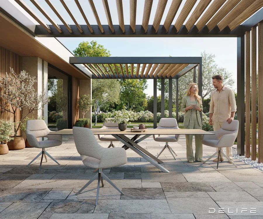 outdoor stol edge 300x100cm, materijal: keramika sabbia - slika 2