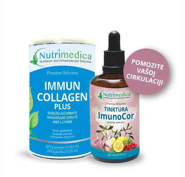 Paket 1 – Immun collagen plus 200 g prah i Imunocor tinktura 100 ml - Zagreb