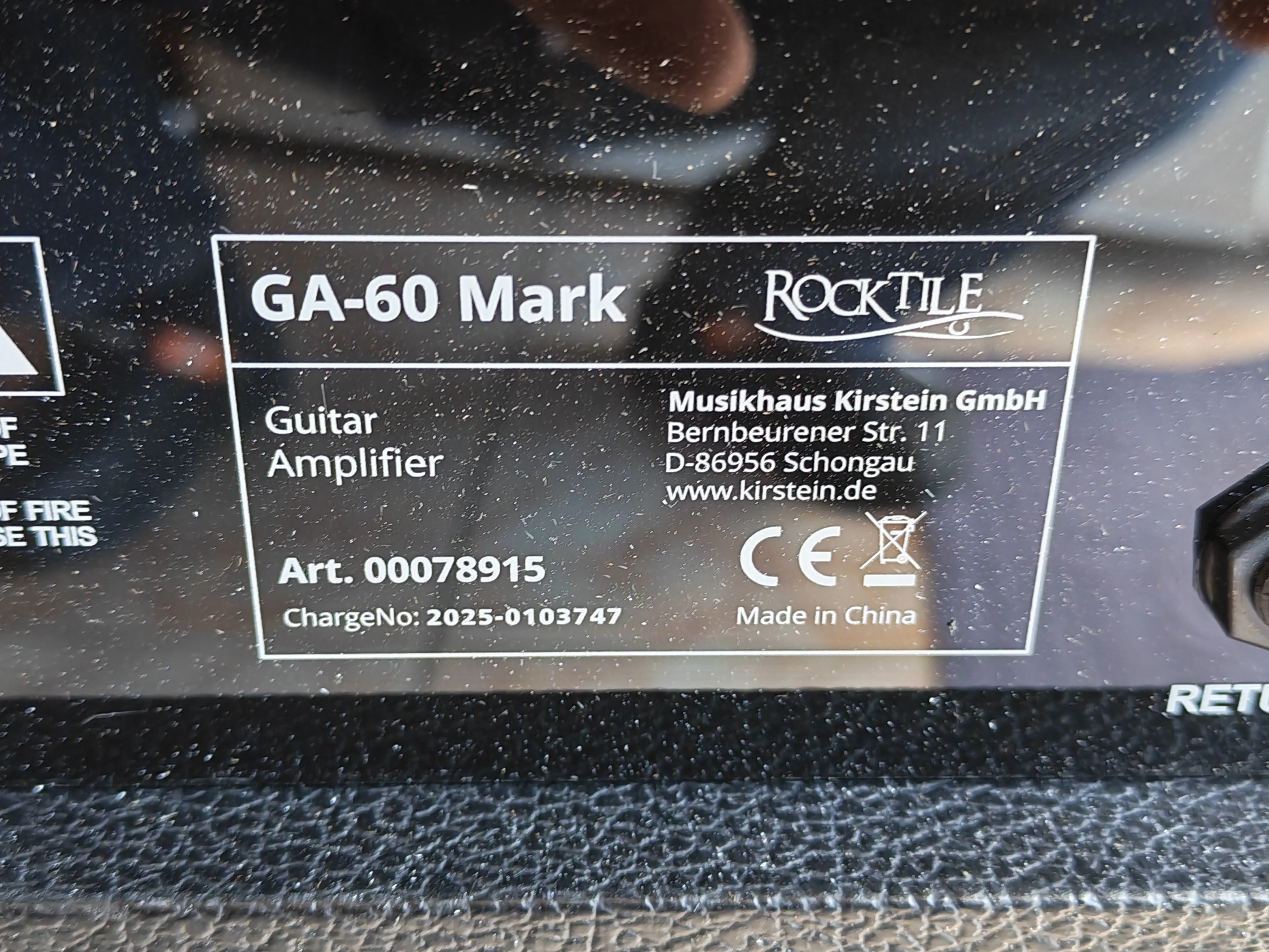 pojačalo za gitaru rocktile ga-60 mark - slika 7
