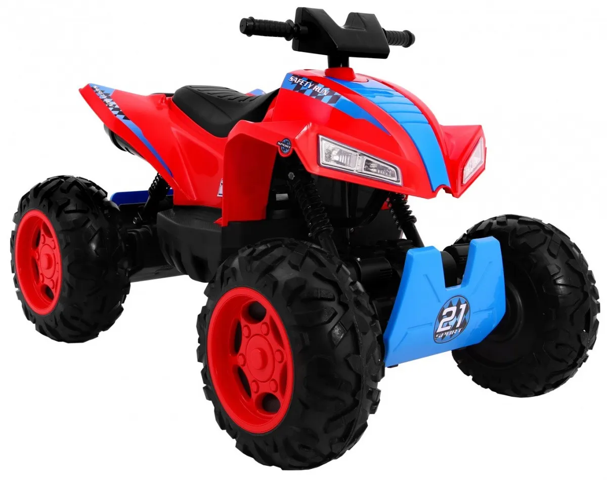 quad na akumulator sport run 4 x 4 - crveni - slika 7