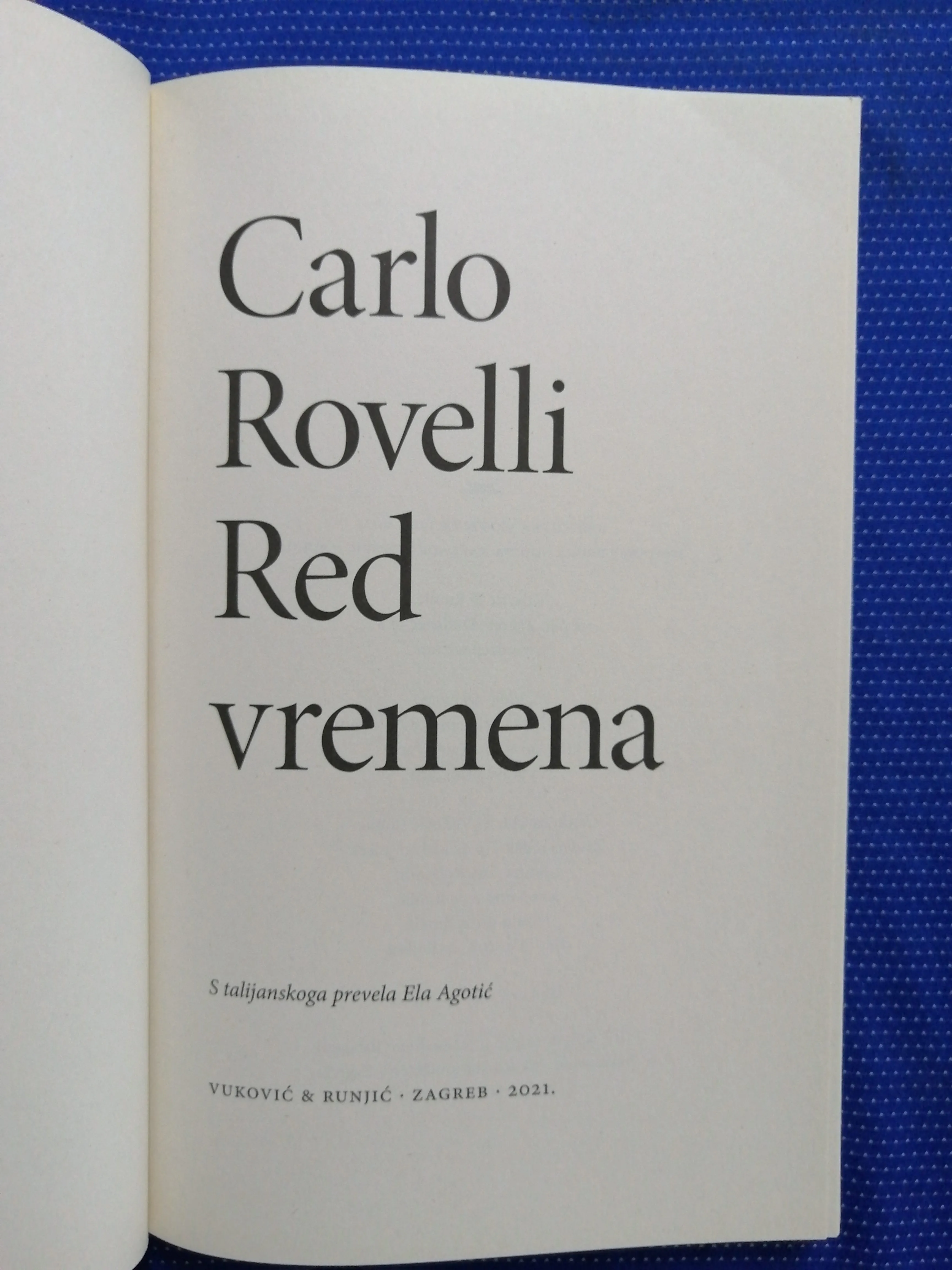carlo rovelli – red vremena - slika 2