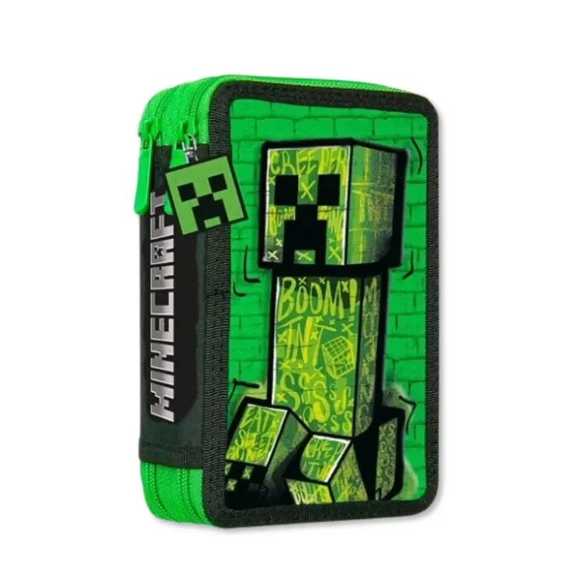 Minecraft ‘Blocky Boom’ dvoslojna pernica s priborom - Zagreb