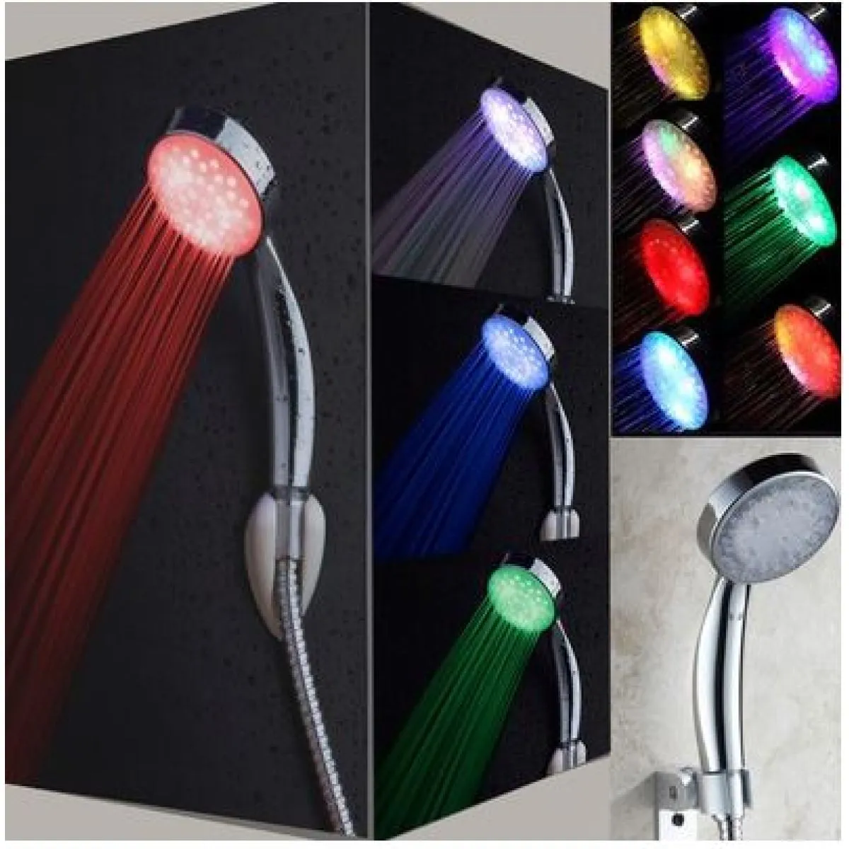 led tuš, mjenja boju, reagira na temperaturu vode - slika 5