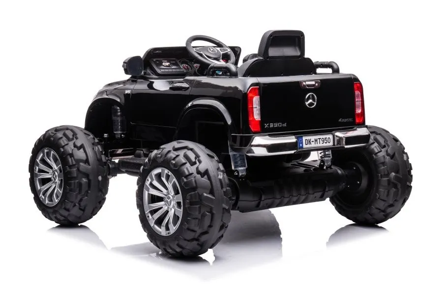 licencirani auto na akumulator mercedes dk-mt950 4x4 - crni/lakirani - slika 7