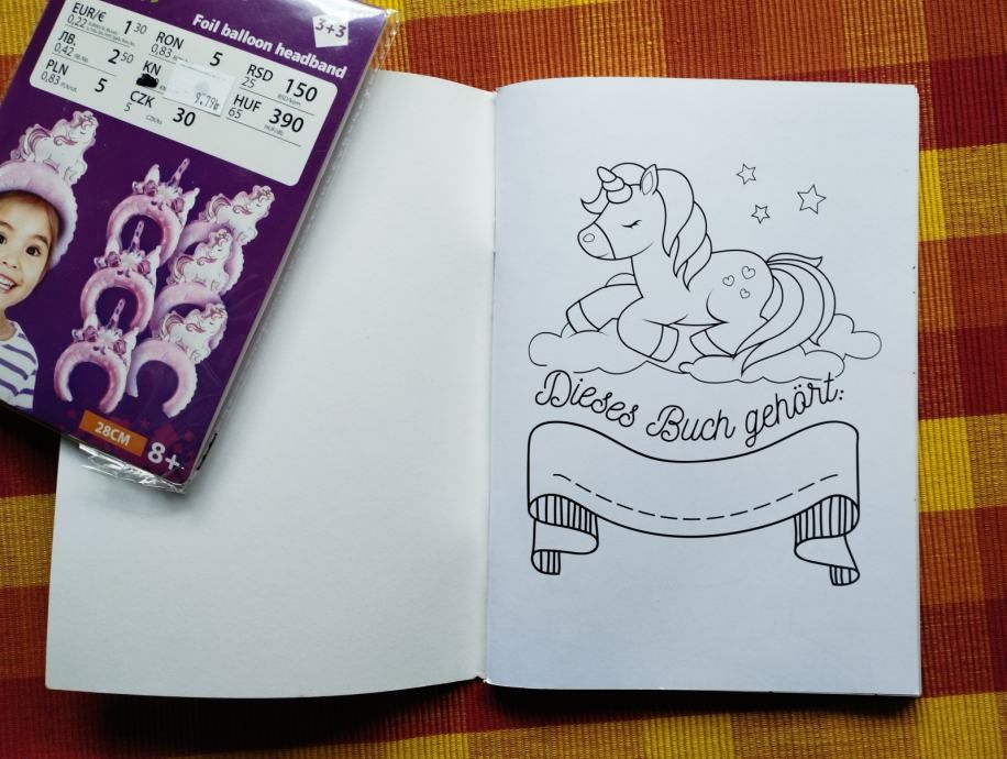 unicorn / jednorog bojanka - slika 5