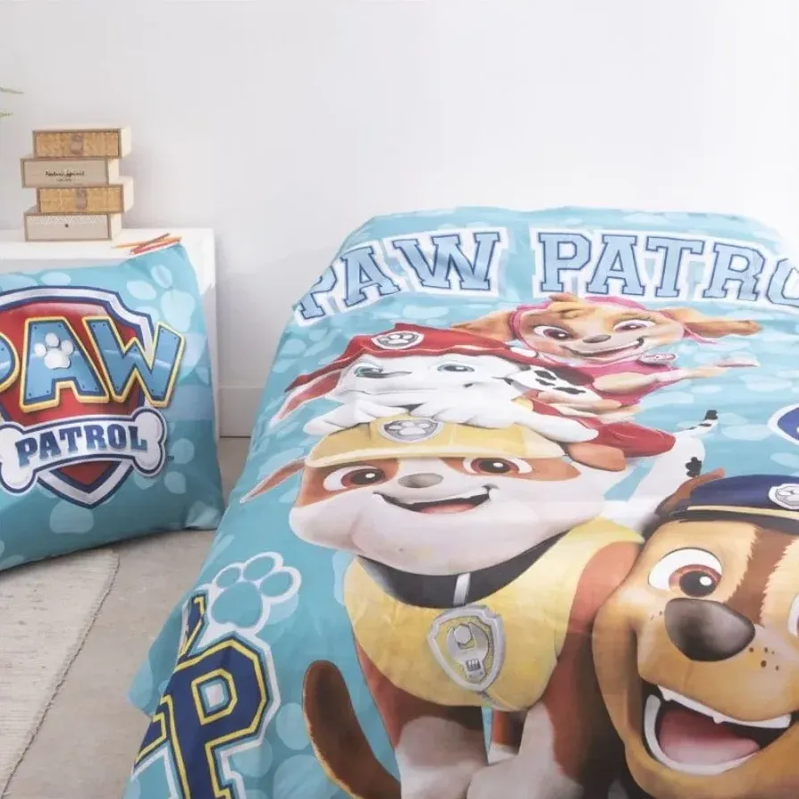 paw patrol ‘brave paws’ dječja posteljina, 140×200 cm - slika 2
