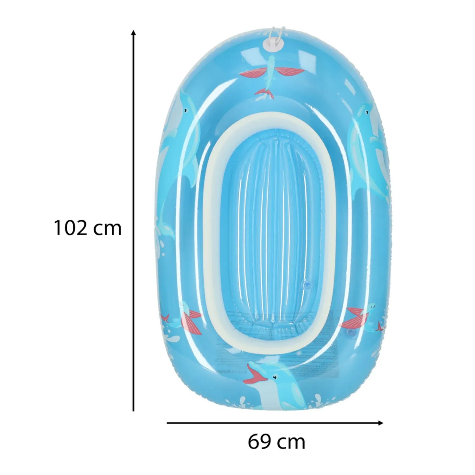 bestway dječji čamac na napuhavanje 34037 – plavi dupini - slika 3