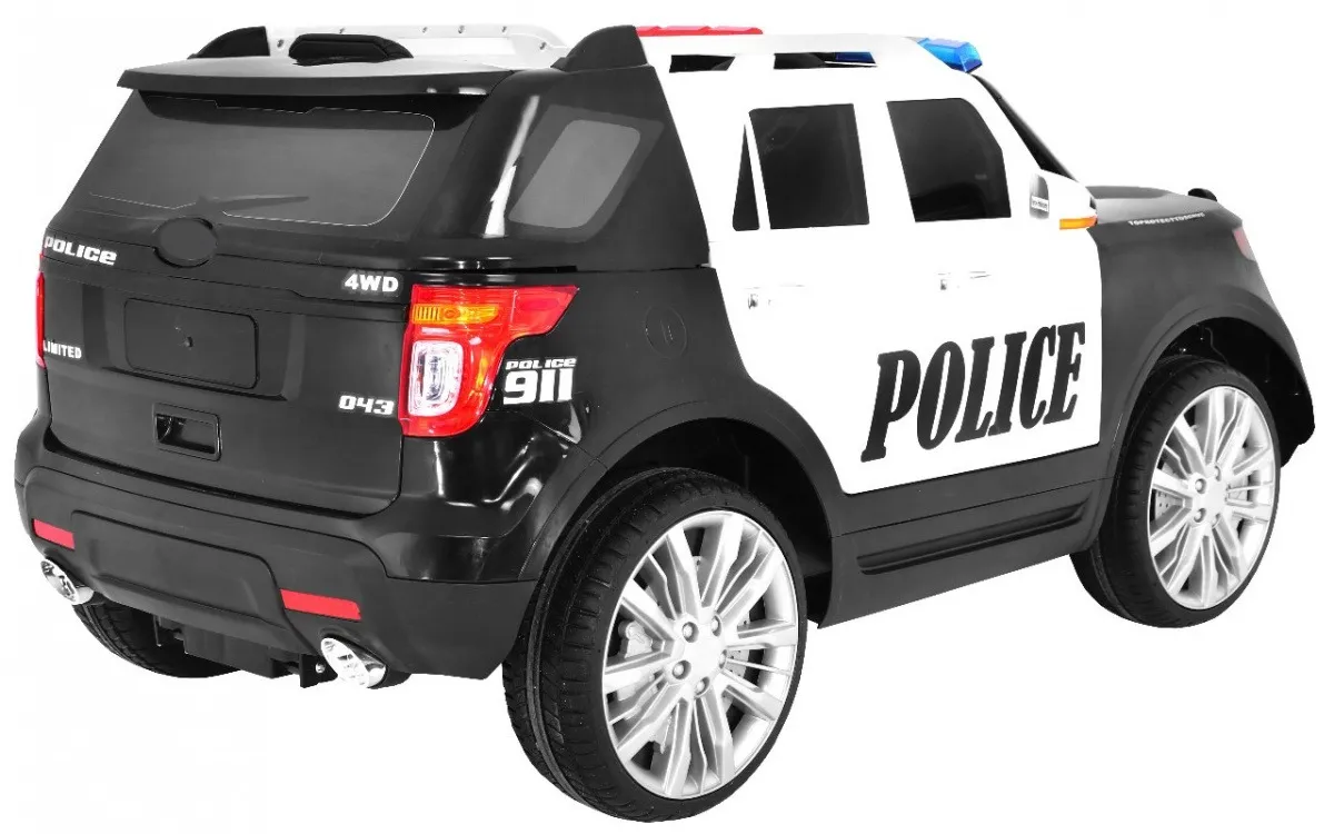 auto na akumulator suv police - crni - slika 3