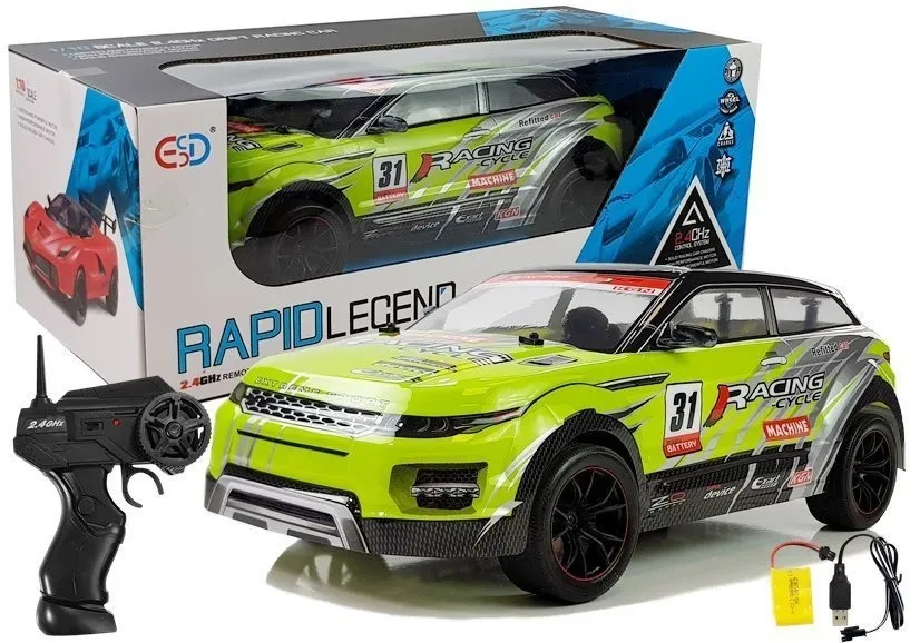 Automobil na daljinsko upravljanje R/C SUV 1:10 – zeleni - Mursko Središće