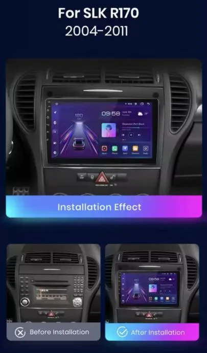 mercedes r171 slk original android multimedija navigacija carplay wifi - slika 9
