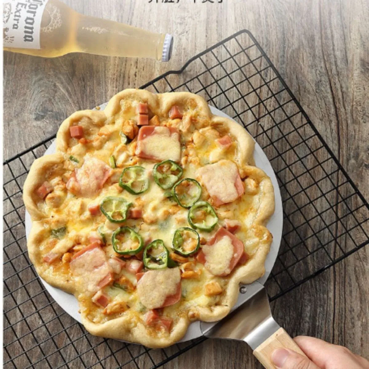 držač za pizzu od nehrđajućeg čelika - slika 4