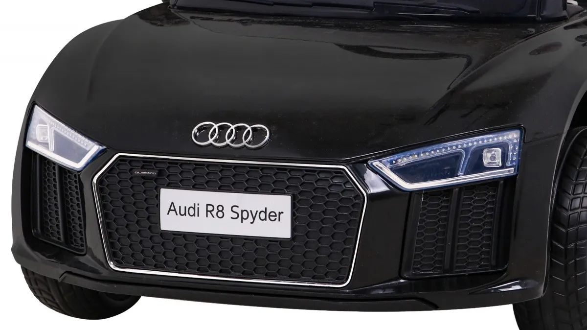 licencirani auto na akumulator audi r8 - crni - slika 8