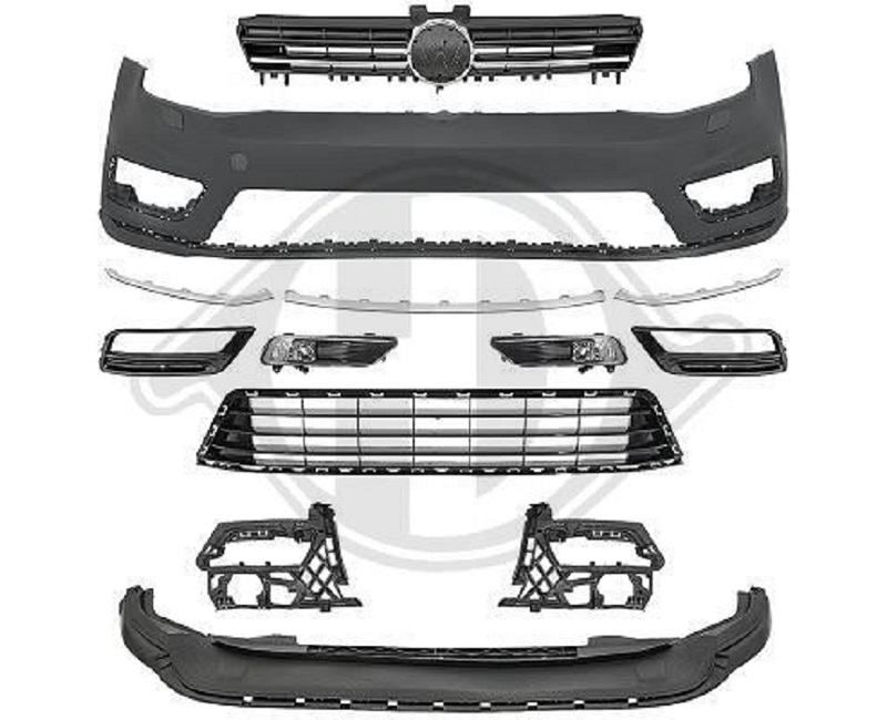 kompletan body kit za vw golf 7 - branik+pragovi+auspuh - lampe - slika 6
