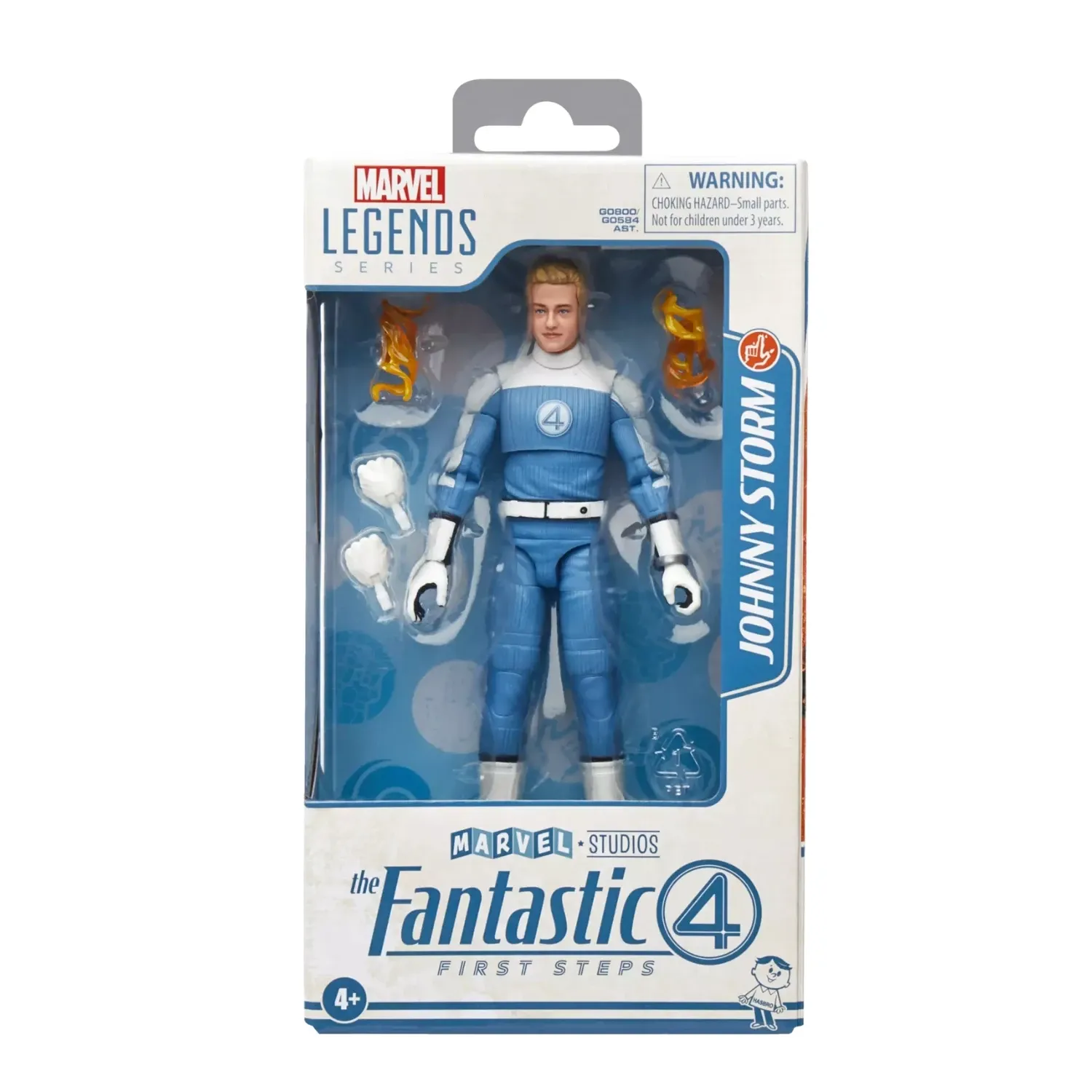 marvel legends series: the fantastic 4 – johnny storm figura, 15cm - slika 9