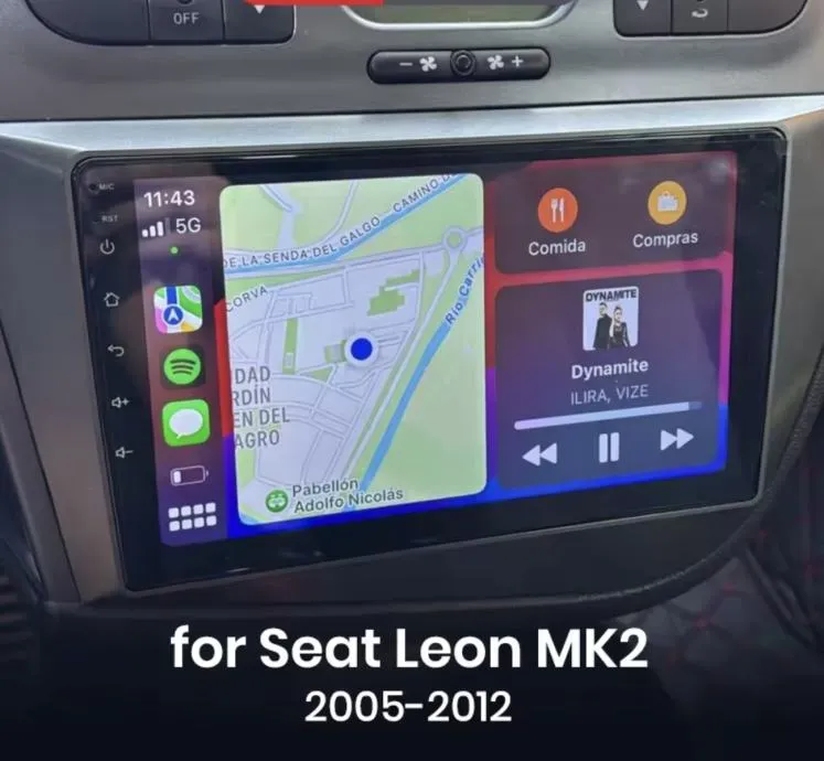 seat leon mk2 2005-2012 original radio navigacija multimedija carplay - slika 7