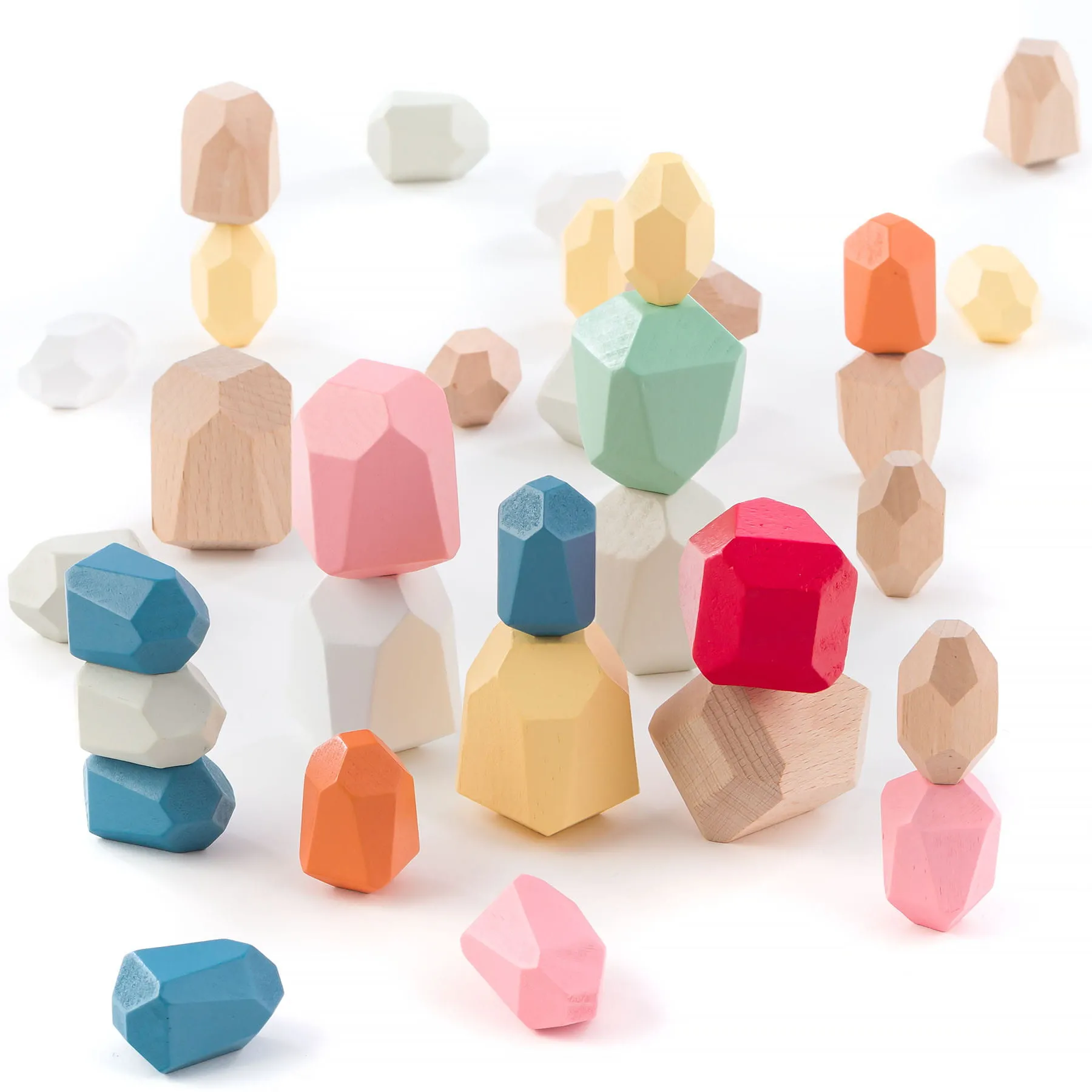 drvene kocke montessori – 36 komada - slika 4