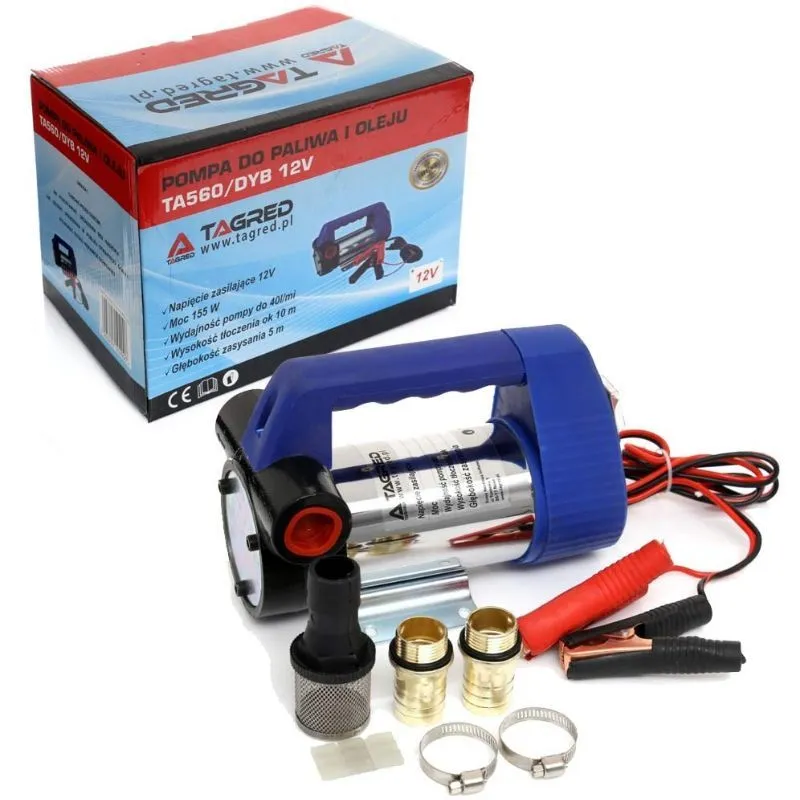 pumpa za pretakanje goriva i drugih tekućina, 12v - slika 1