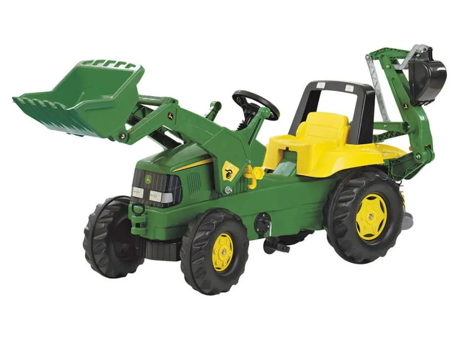 rolly toys traktor na pedale john deere + prednji utovarivač - slika 1