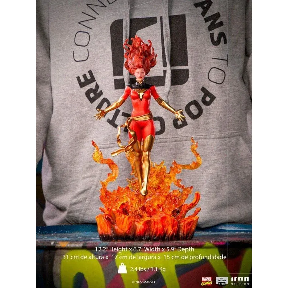 iron studios marvel: x-men – phoenix figura, 31cm - slika 8
