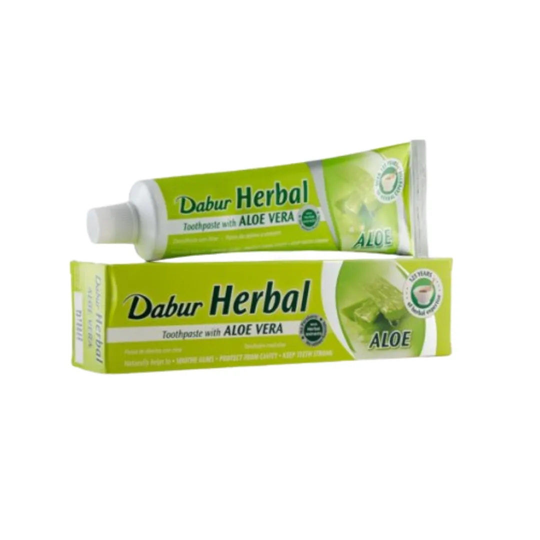 pasta za zube aloe vera dabur (bez fluora) 100ml - slika 2