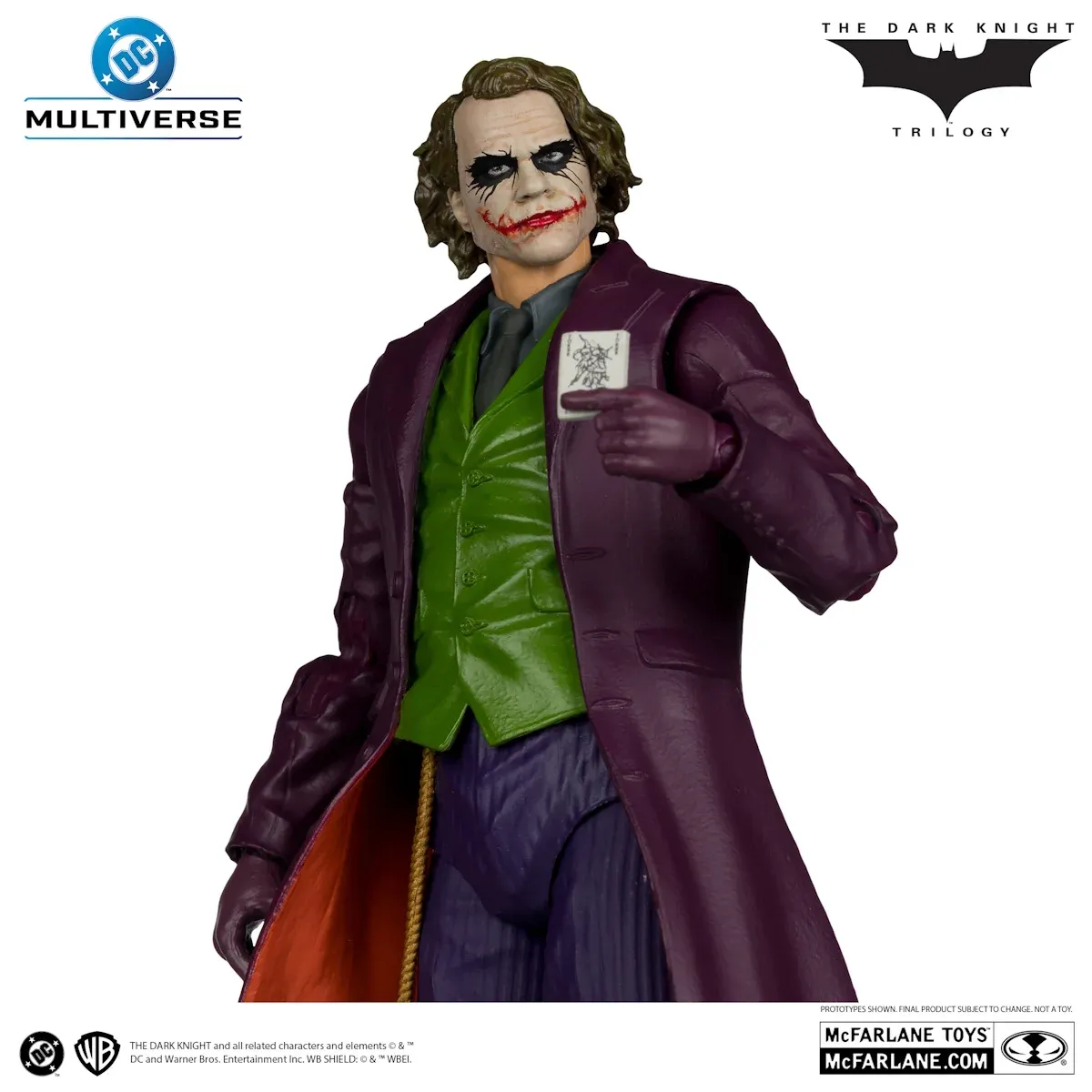 mcfarlane dc multiverse – the joker (the dark knight) figura, 18cm - slika 3