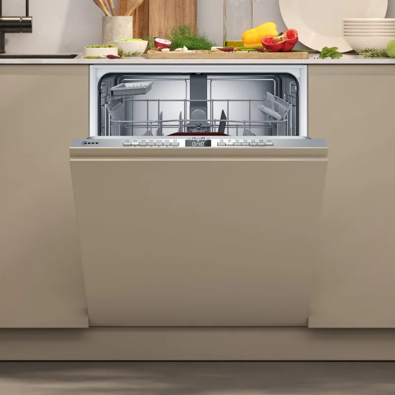 neff potpuno ugradbena perilica posuđa xxl s275eax16e s rack maticem - slika 2