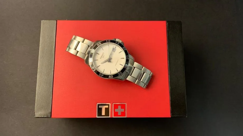 ručni sat swissmatic tissot v8 - t106.407.11.031 - 42,5mm / r1, rate! - slika 6