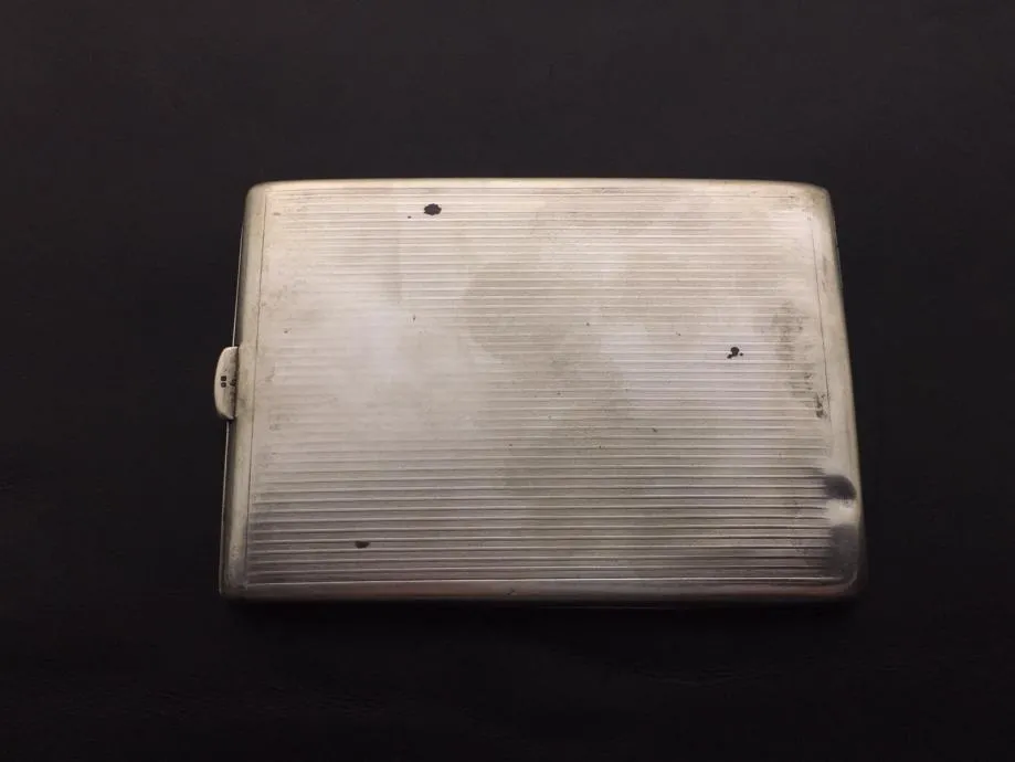 vintage srebrna tabakera / r1, rate !! - slika 2