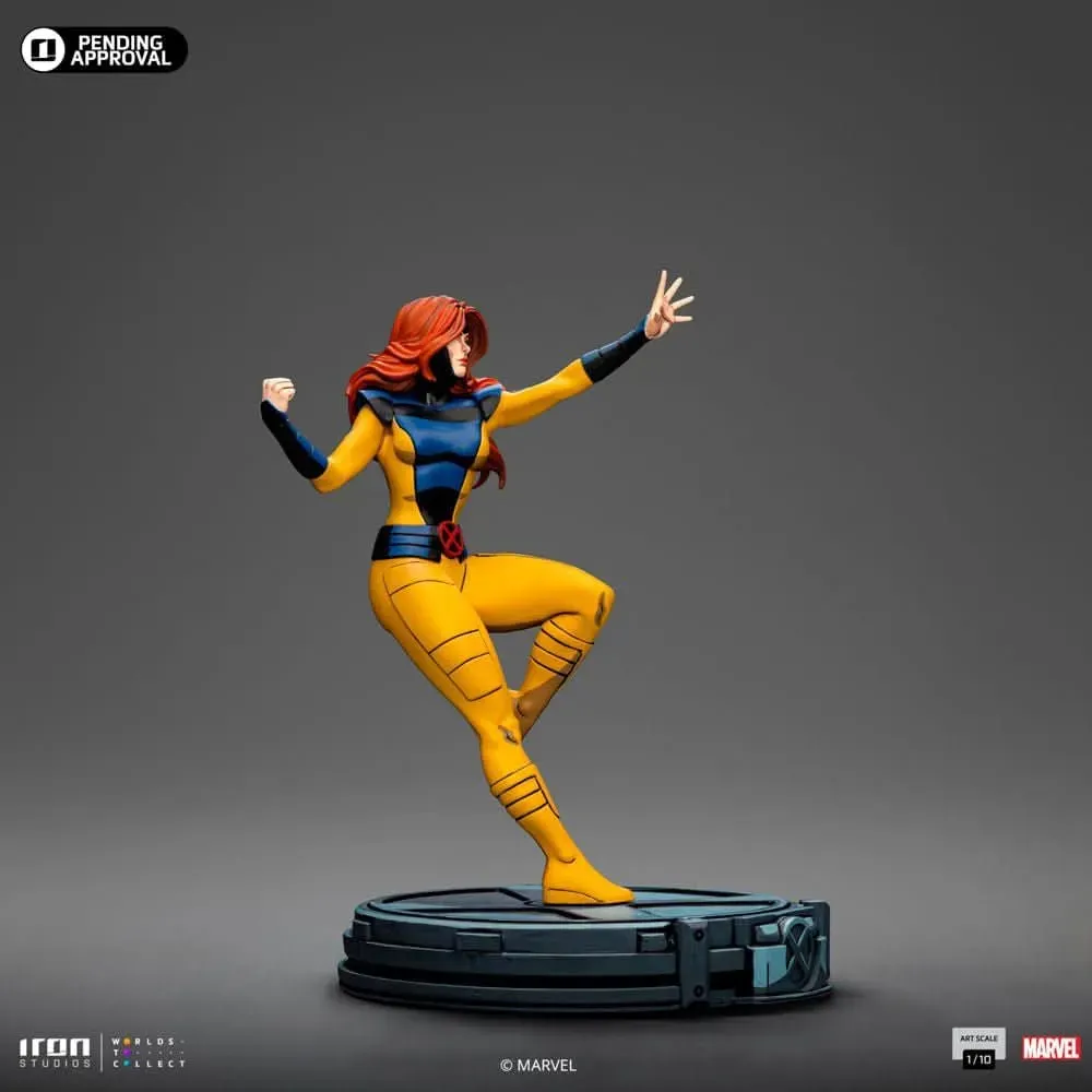iron studios marvel: x-men ’97 – jean grey figura, 20cm - slika 3