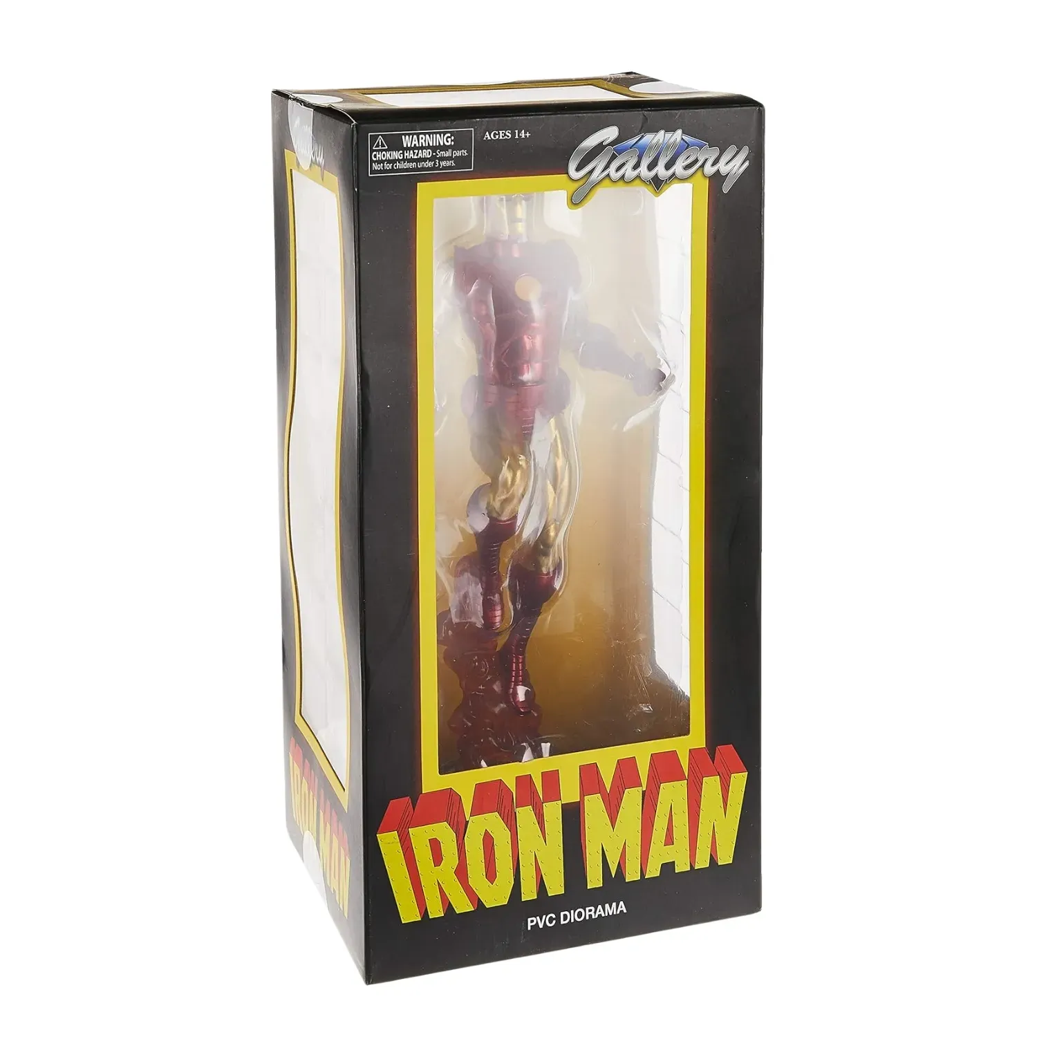 diamond select marvel gallery: iron man (classic) figura, 28cm - slika 3
