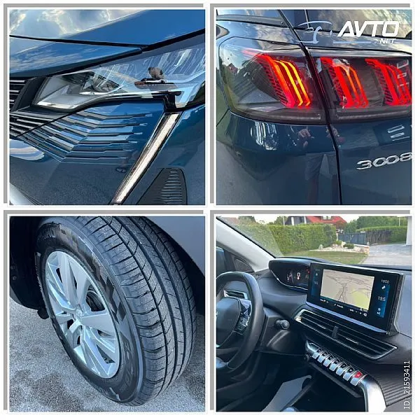 peugeot 3008 1.2 puretech 130-1 vl.-alu-navi-kam-led-odličan - slika 17