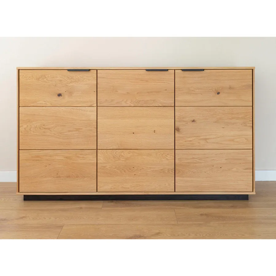 komoda tirano 154x39 cm, materijal: masivno drvo hrast - slika 14