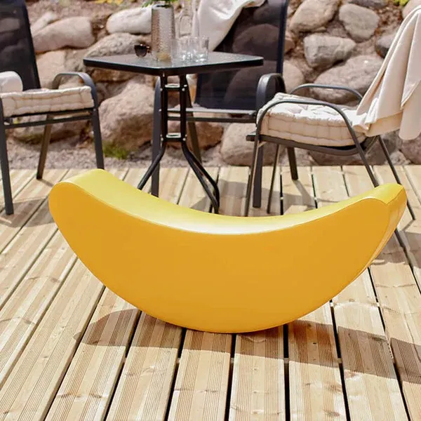 mekana igračka za ljuljanje - žuta banana - slika 7