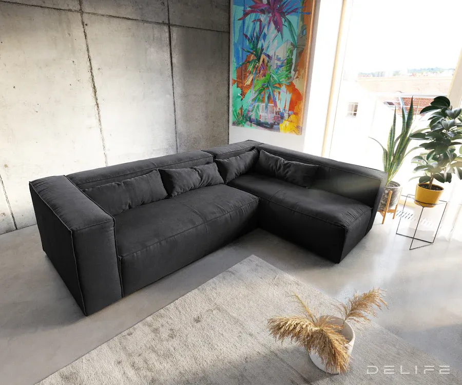 kutna garnitura brom 267x173cm, materijal: mikrofibra - slika 4