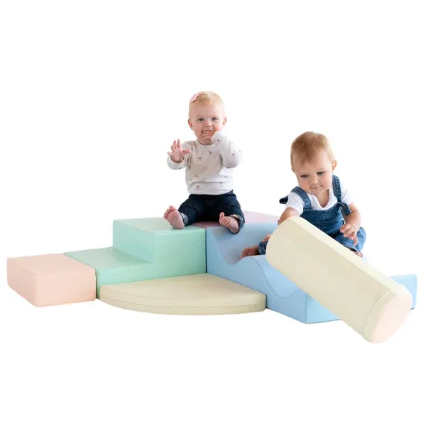 set od 6 pjenastih blokova soft play - svijetlo pastelna boja explorer - slika 6