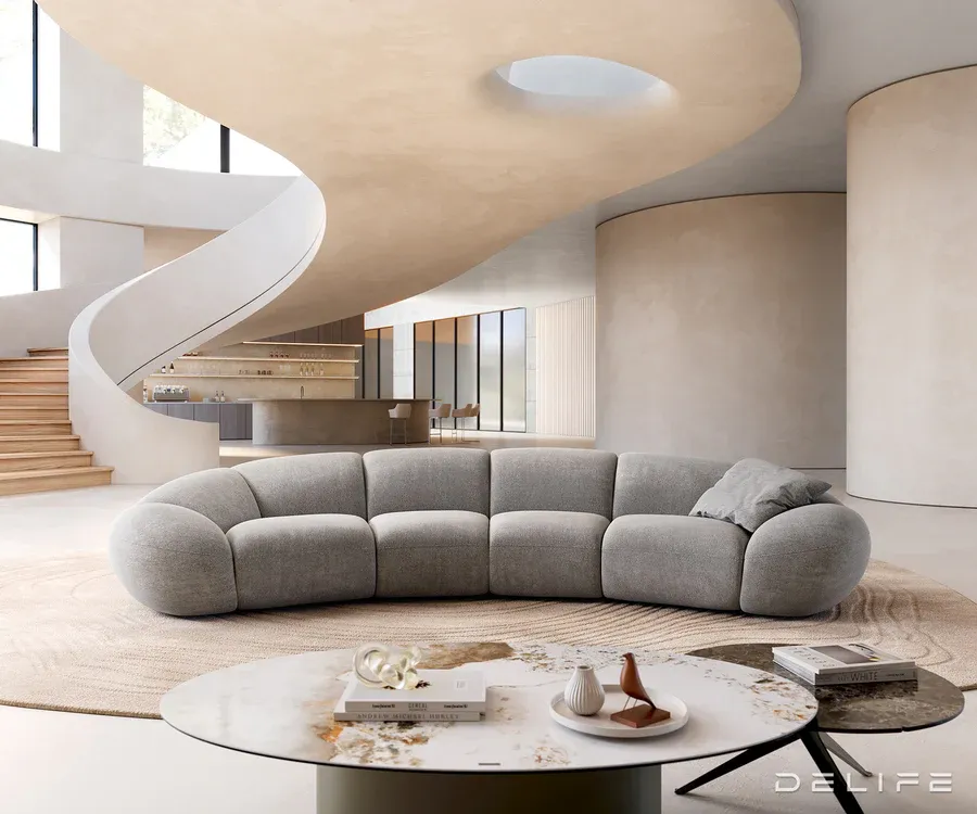 Sofa Lunna 368x175cm, Materijal: Strukturirana tkanina - Čakovec, Čakovec-zapad