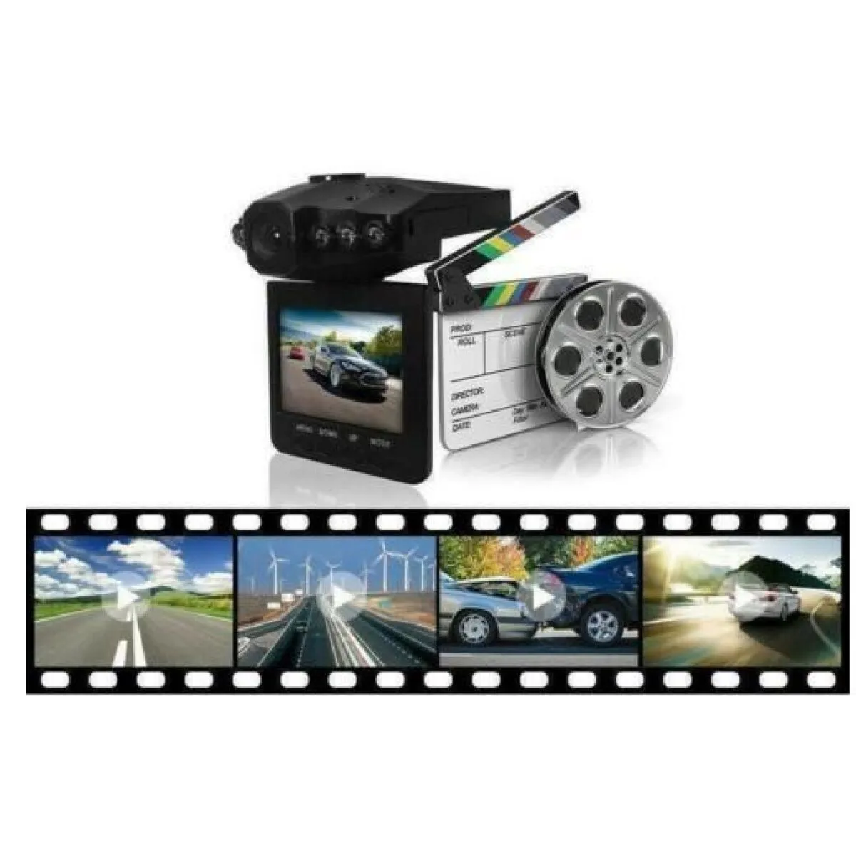 hd dvr auto kamera za snimanje iz vozila dnevno/noćno! - slika 10