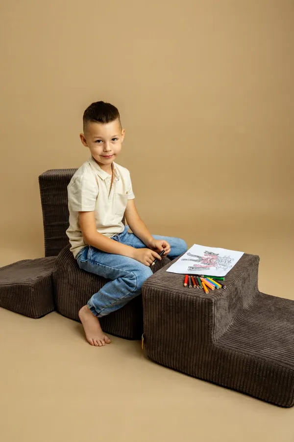 estetski set oblika od 4 elementa - smeđi - slika 3