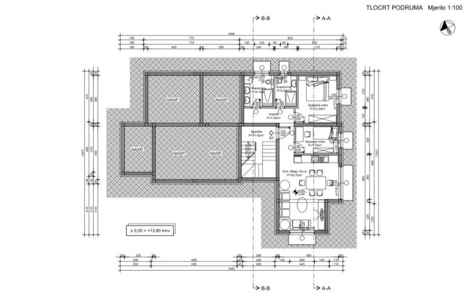 rogoznica, 70m od mora, lux stanovi u novogradnji , stan(s1) 77,02m2 (prodaja) - slika 7