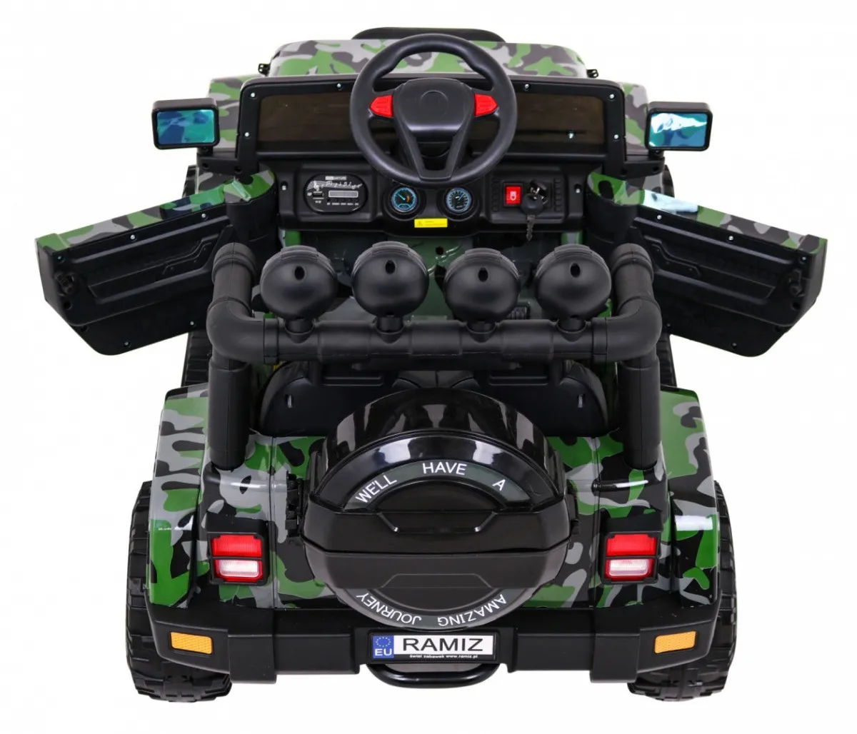 auto na akumulator full time 4wd 4x4 - army - slika 4