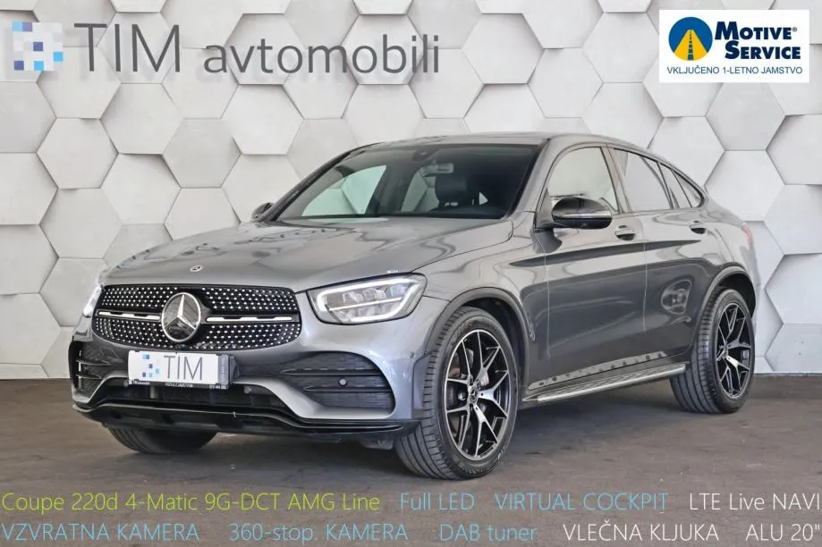 Mercedes-Benz GLC Coupe 220d 4-Matic 9G-Tronic AMG Line automatik - Bukovžlak, Celje