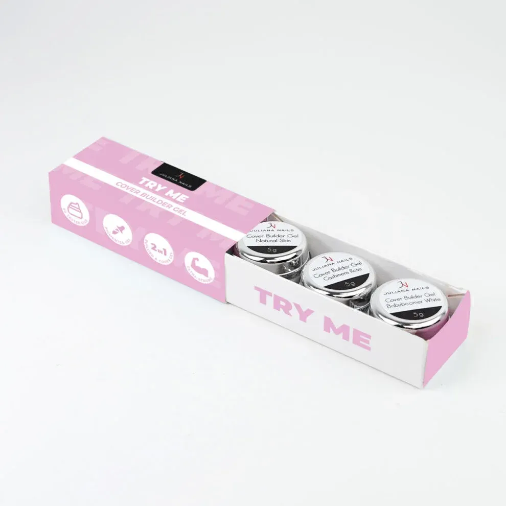try me set – cover builder gels - slika 2