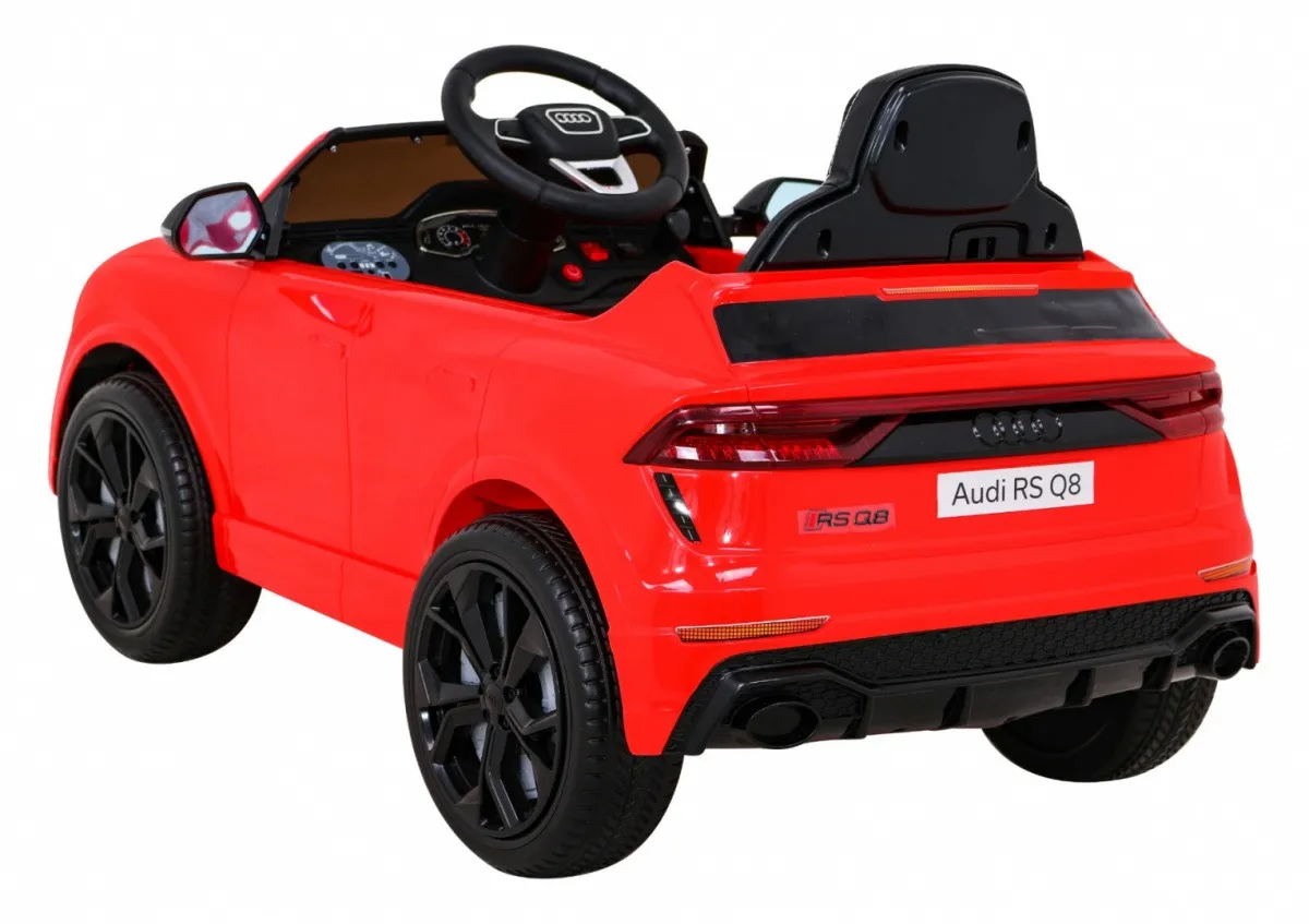 licencirani auto na akumulator audi rs q8 - crveni - slika 5