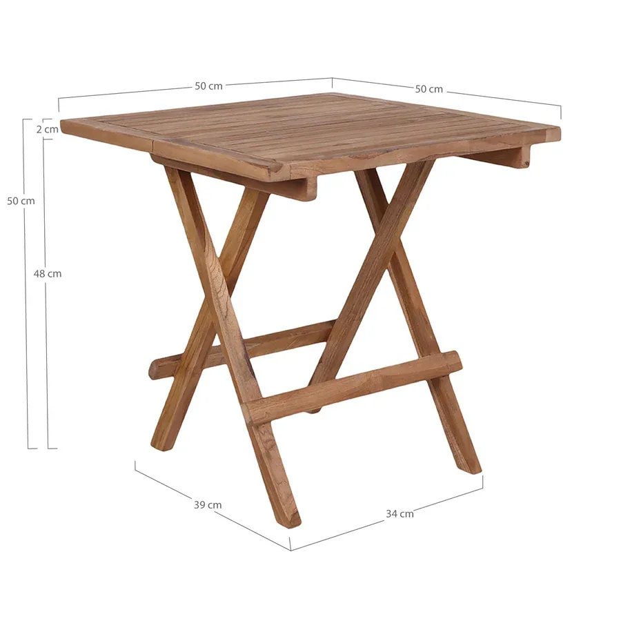 outdoor stolić bilbao, materijal: tikovina - slika 6