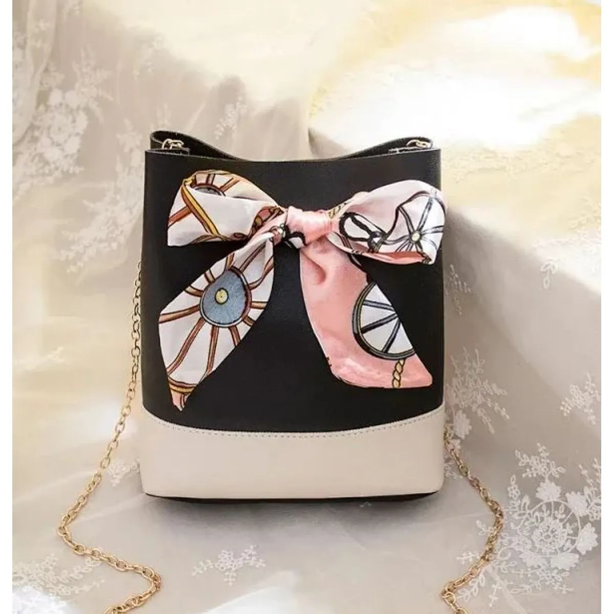 ženska torba - big bow - slika 6