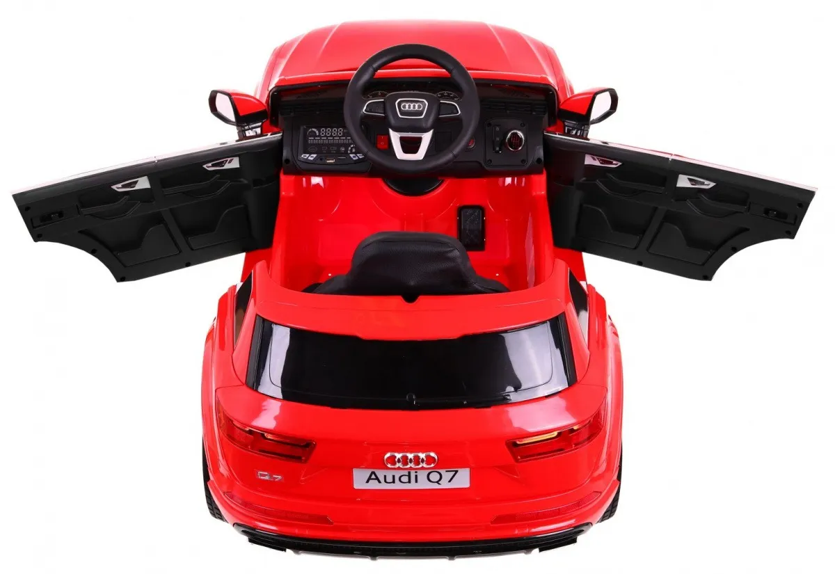 licencirani auto na akumulator audi q7 - crveni - slika 9