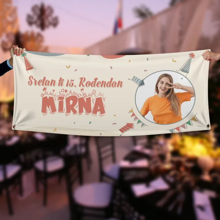 Personalizirani rođendanski banner - Osijek