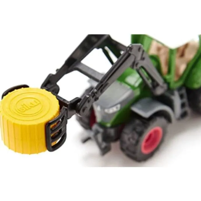 siku traktor fendt 1050 vario sa prednjim utovarivačem za bale - slika 2