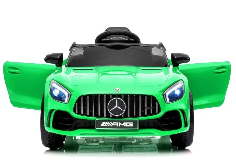 licencirani auto na akumulator mercedes amg gt r - zeleni - slika 5